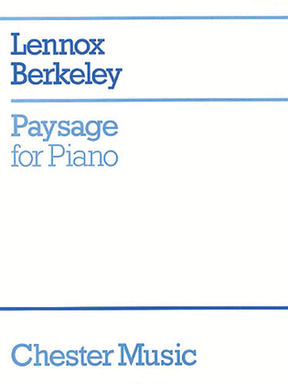 Book cover for Lennox Berkeley: Paysage