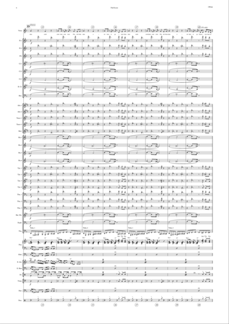 I Wish Concert Band scores gallery preview page 6