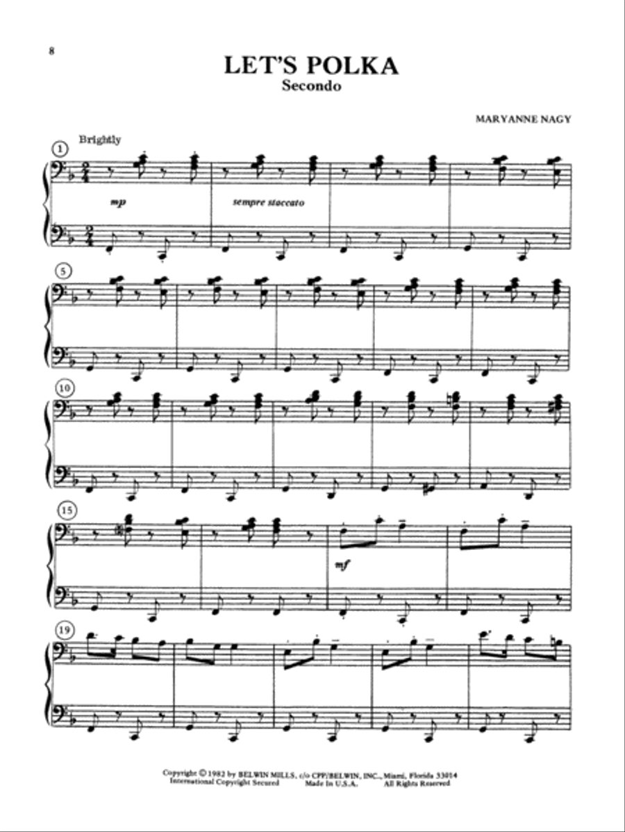 Blue Ribbon Favorite Piano Duets, Volume 1 Small Ensemble scores gallery preview page 2