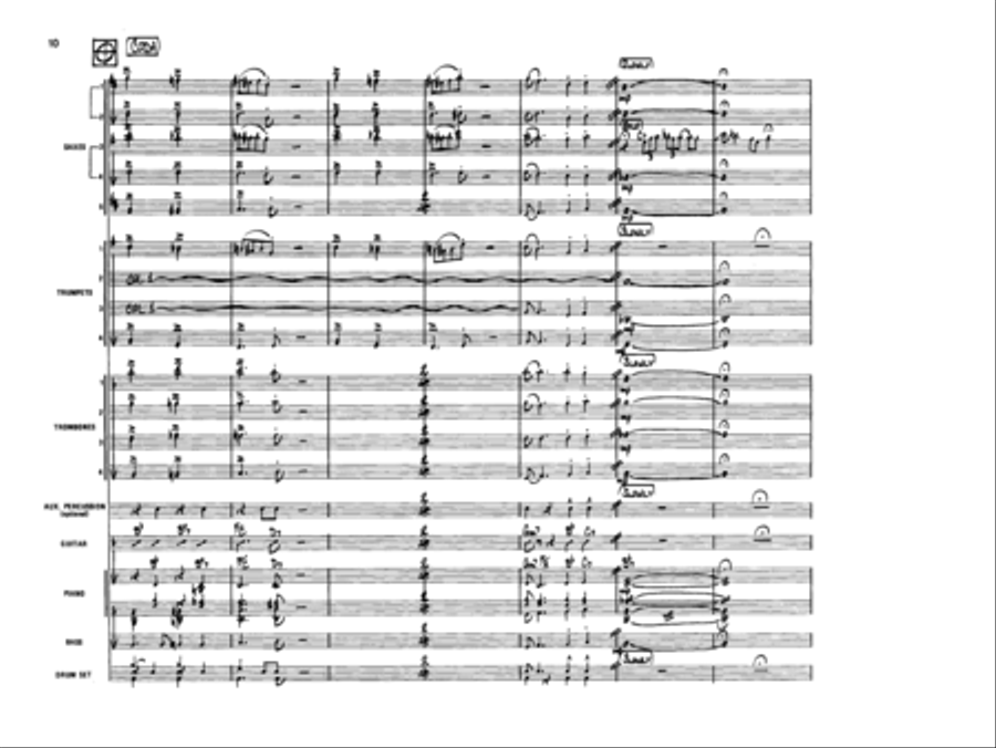 Fire & Brimstone Fire & Brimstone Jazz Ensemble scores gallery preview page 10