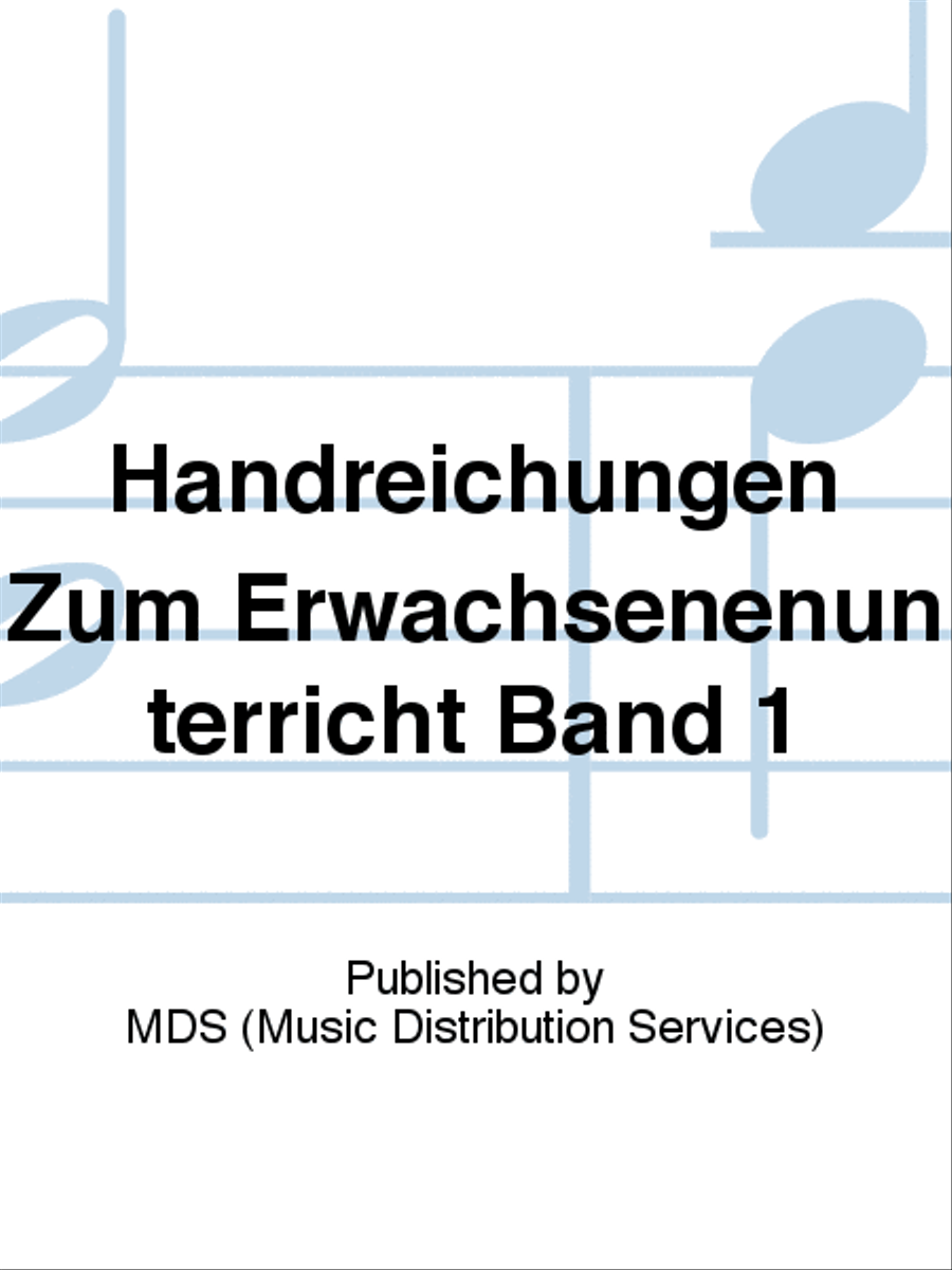 Handreichungen zum Erwachsenenunterricht Vol. 1 Teacher Editions scores gallery preview page 1