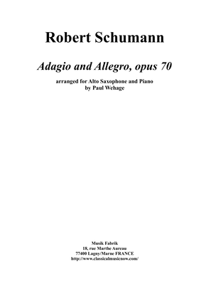 Adagio and Allegro, opus 70