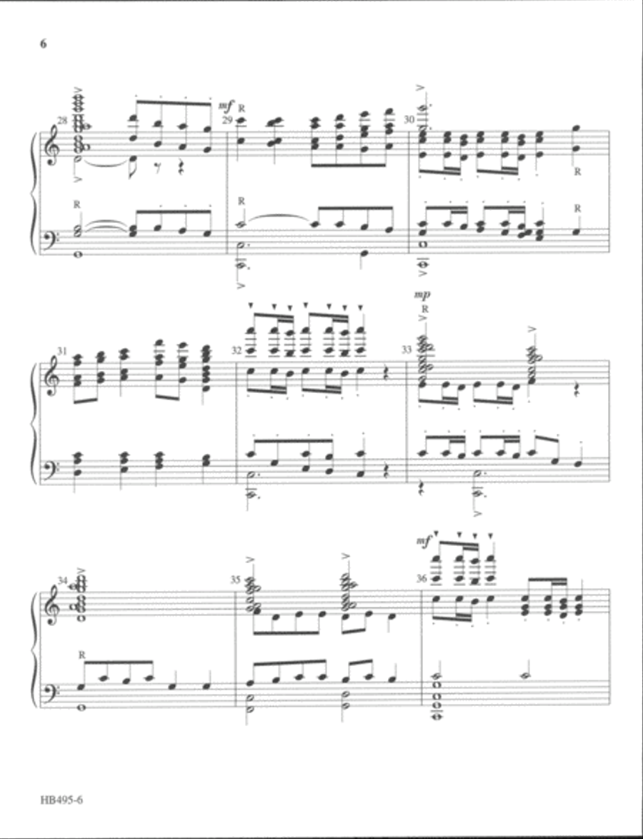 Ding Dong! Merrily on High - Burroughs 5-Octaves scores gallery preview page 5
