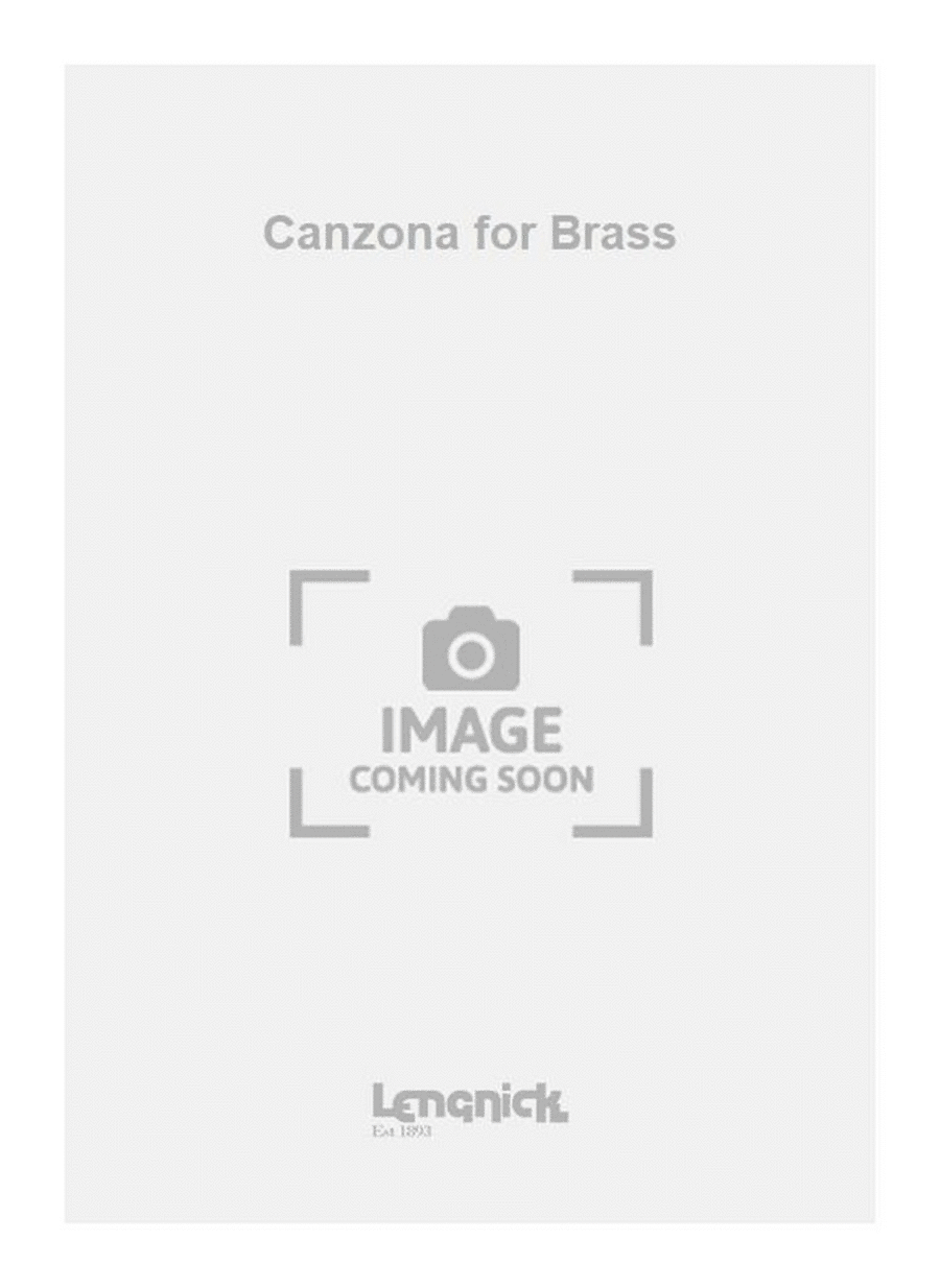 Canzona for Brass Brass Ensemble scores gallery preview page 1