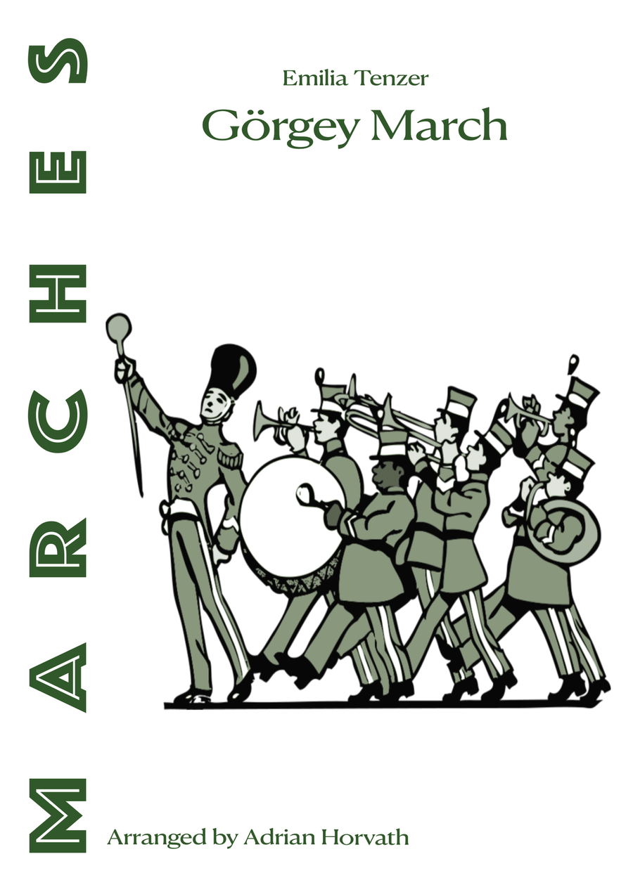 Görgey March Concert Band scores gallery preview page 1
