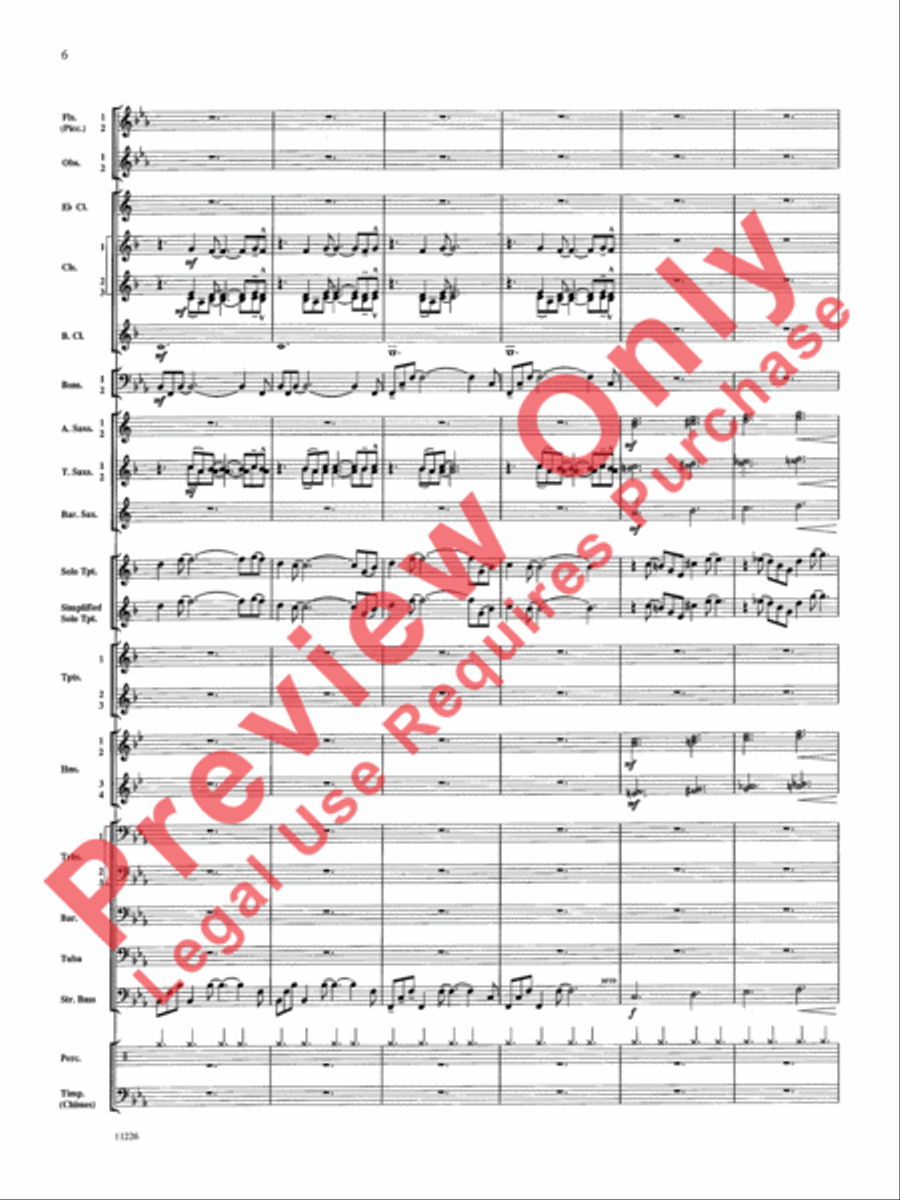 American Jazz Suite American Jazz Suite Concert Band scores gallery preview page 7