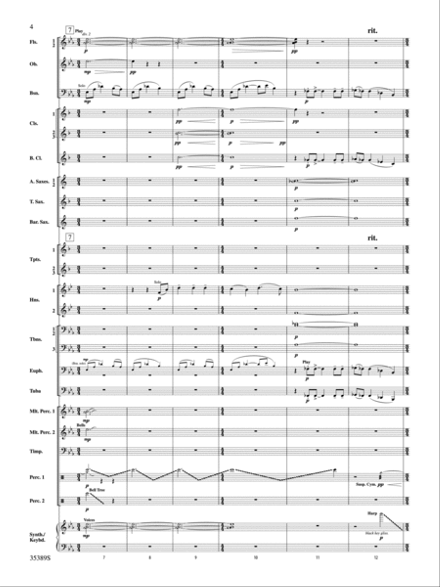 In Glorious Splendour Concert Band scores gallery preview page 3