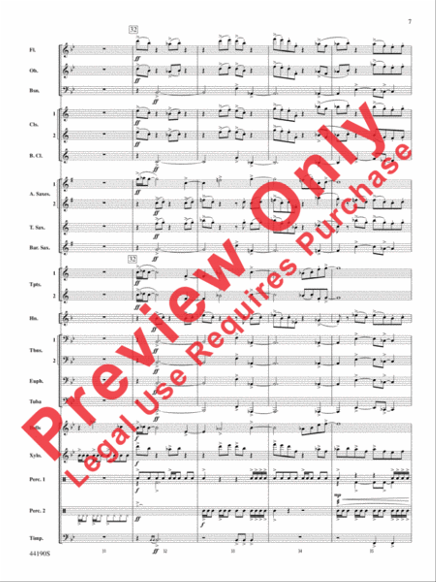 Dynamo Concert Band scores gallery preview page 8