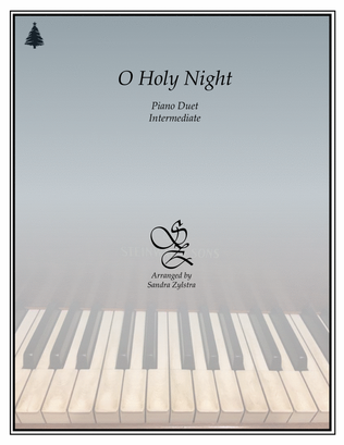 Book cover for O Holy Night (intermediate,1 piano/4 hand duet)