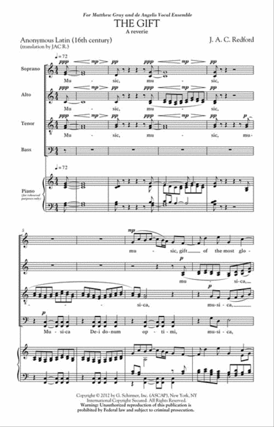The Gift The Gift Divisi scores gallery preview page 2