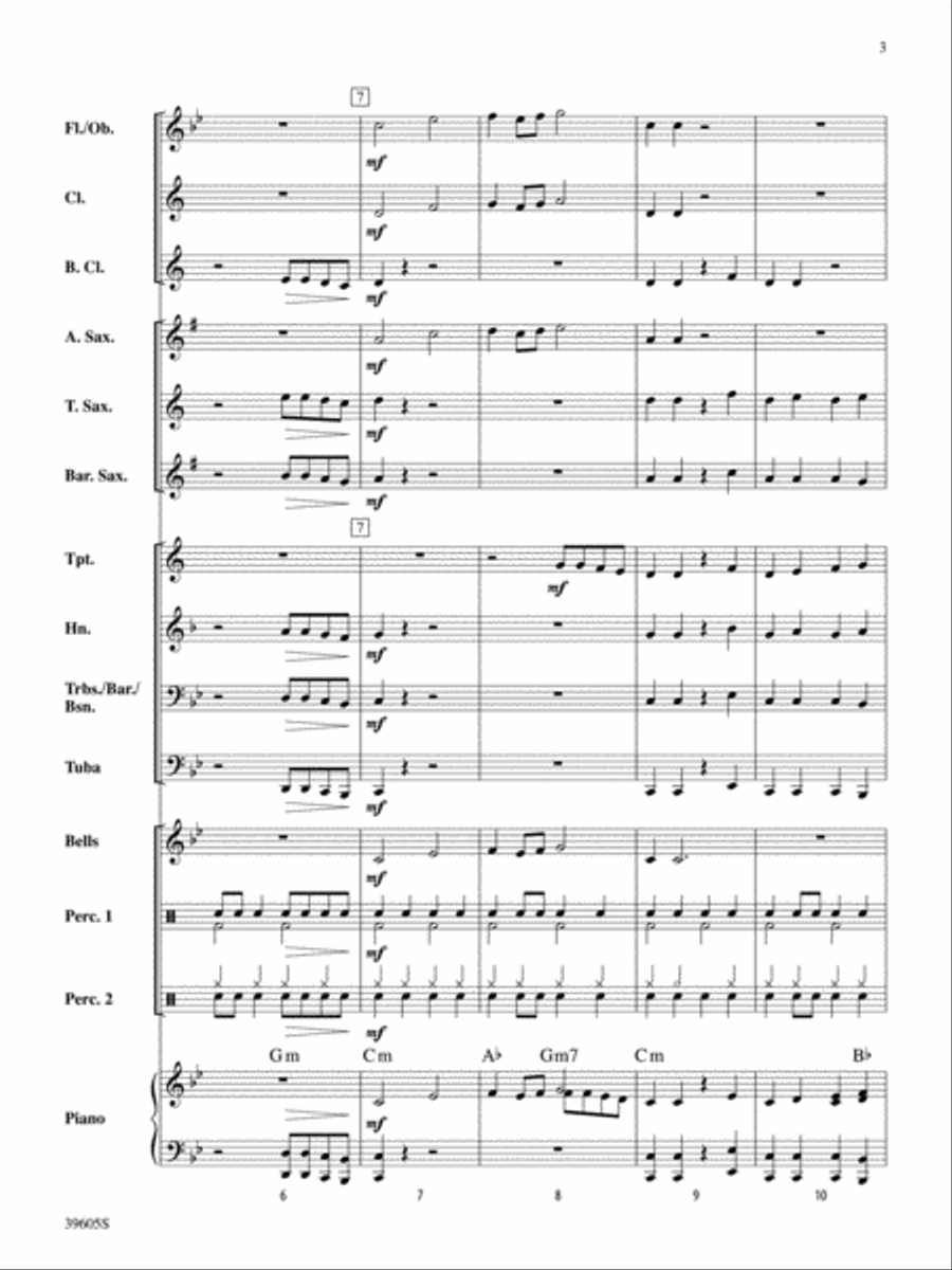 Atomic Clock: Score Concert Band scores gallery preview page 3