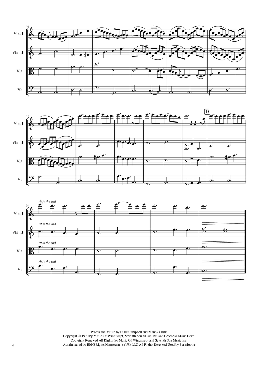 One Pair Of Hands String Quartet scores gallery preview page 4