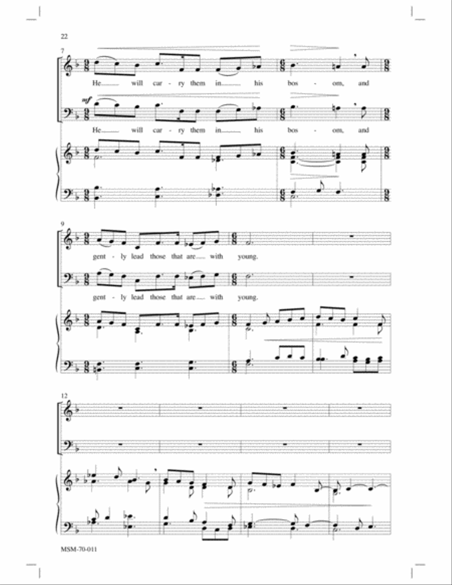 The Good Shepherd (Choral Score) image number null