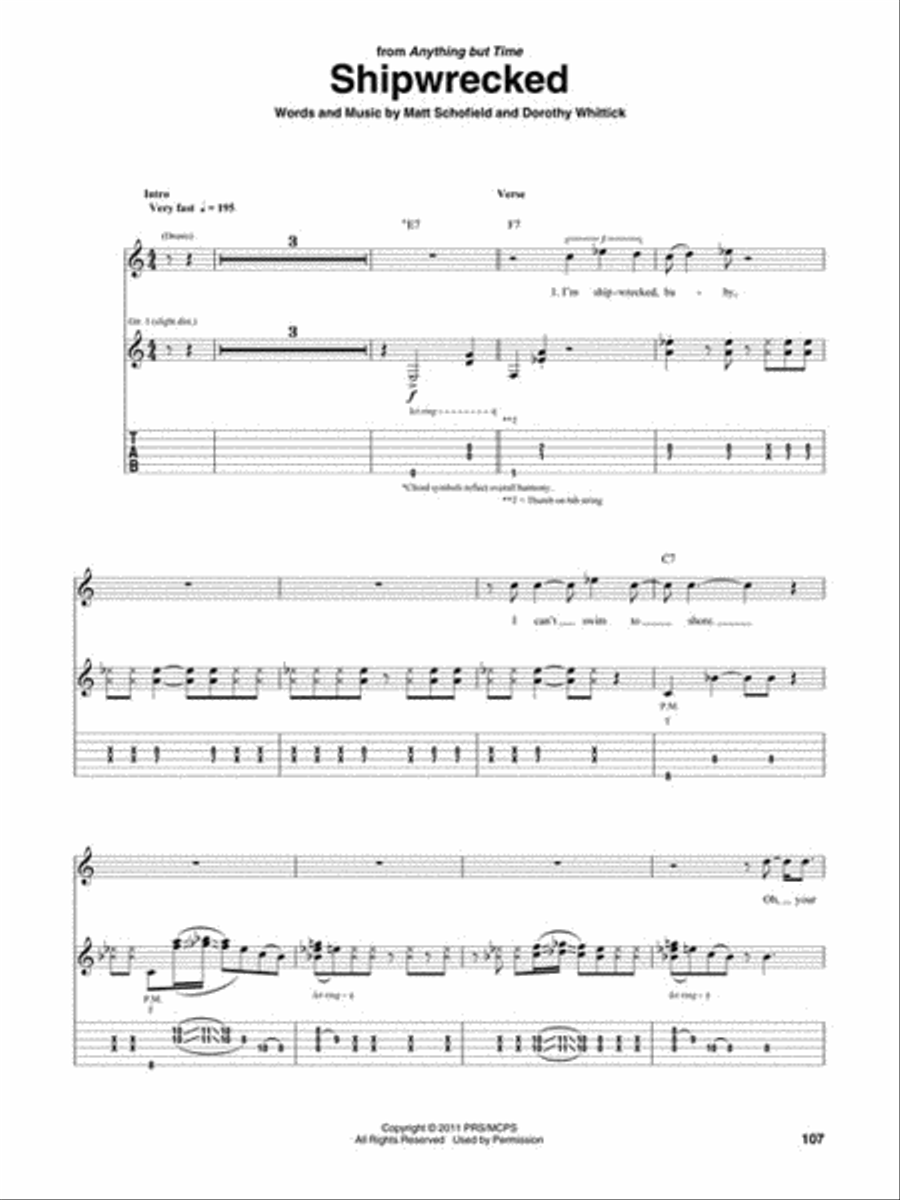 Matt Schofield Guitar Tab Collection Electric Guitar scores gallery preview page 5