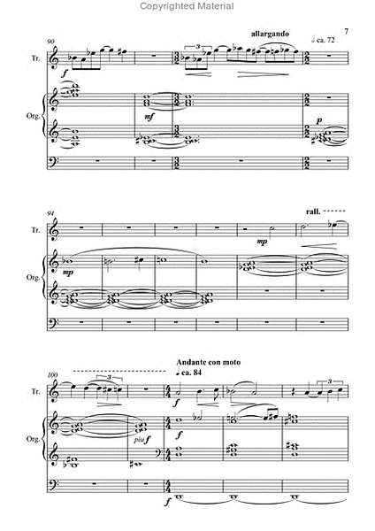 Aria fur Trompete und Orgel