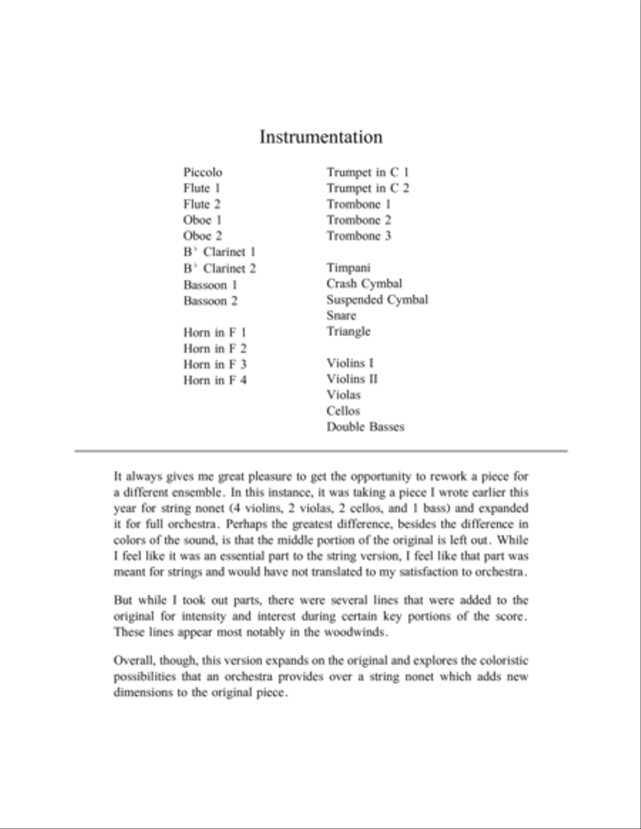 Journey Along the River Shore (score) Full Orchestra scores gallery preview page 2