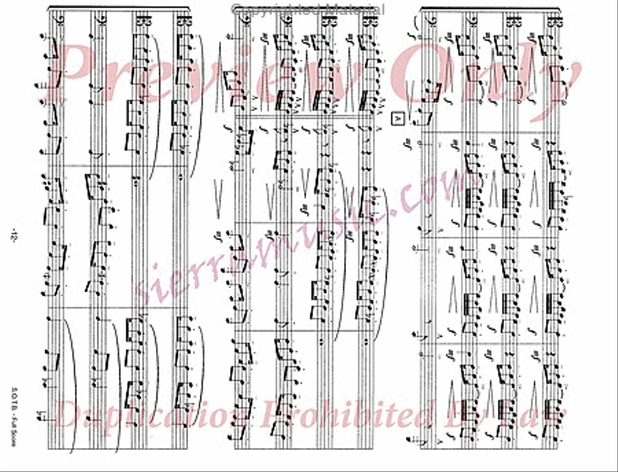 South Of The Border Trombone Quartet scores gallery preview page 13