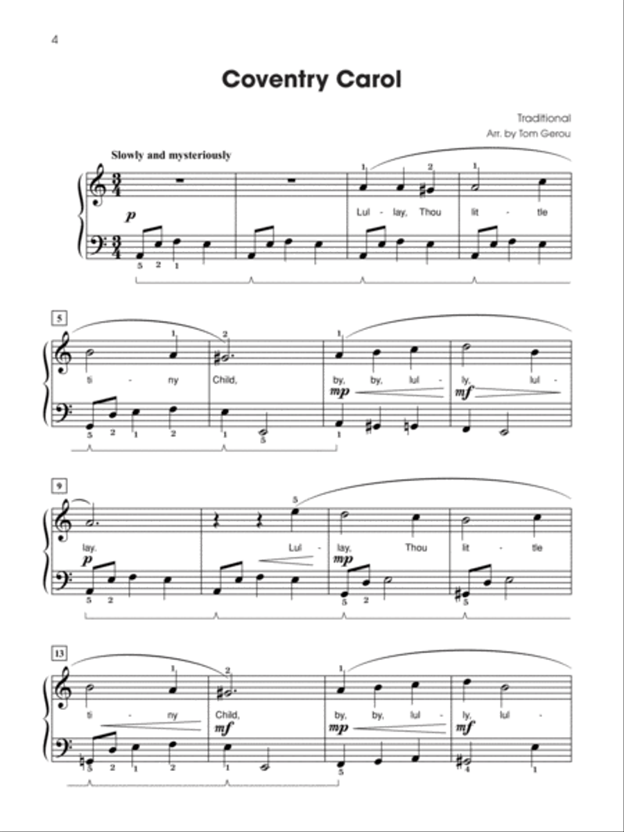 Christmas Solos for Students, 1-3 (Value Pack) Piano Method scores gallery preview page 3