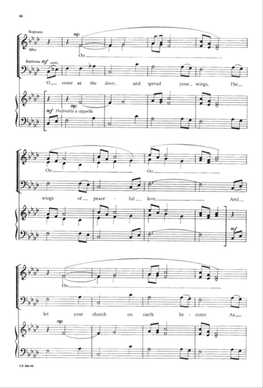 Sacred Anthem Book 3-Part scores gallery preview page 46