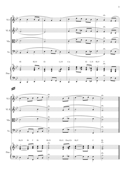 The Star-Spangled Banner - EUA Hymn (Strings Quartet) Piano and chords image number null