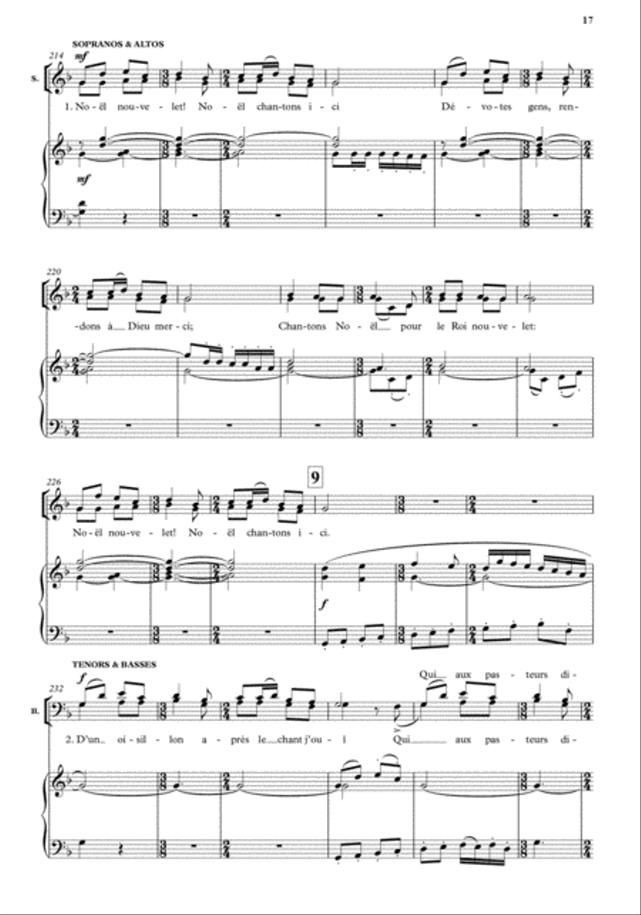A Winter's Night 4-Part scores gallery preview page 7