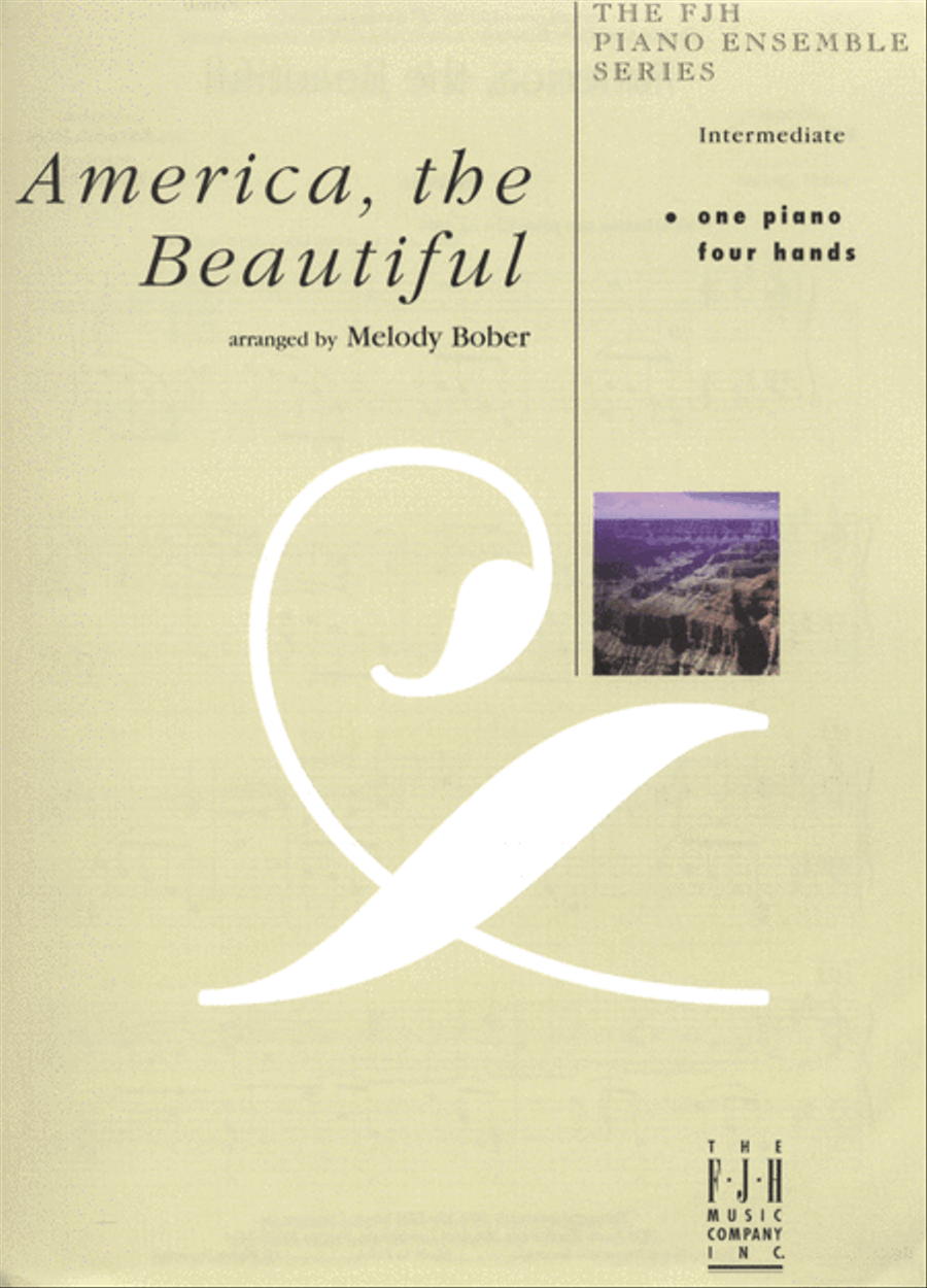 America, the Beautiful Piano Method scores gallery preview page 1