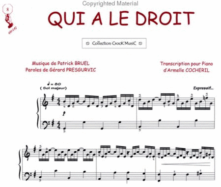 Qui a le droit (Collection CrocK'MusiC) image number null