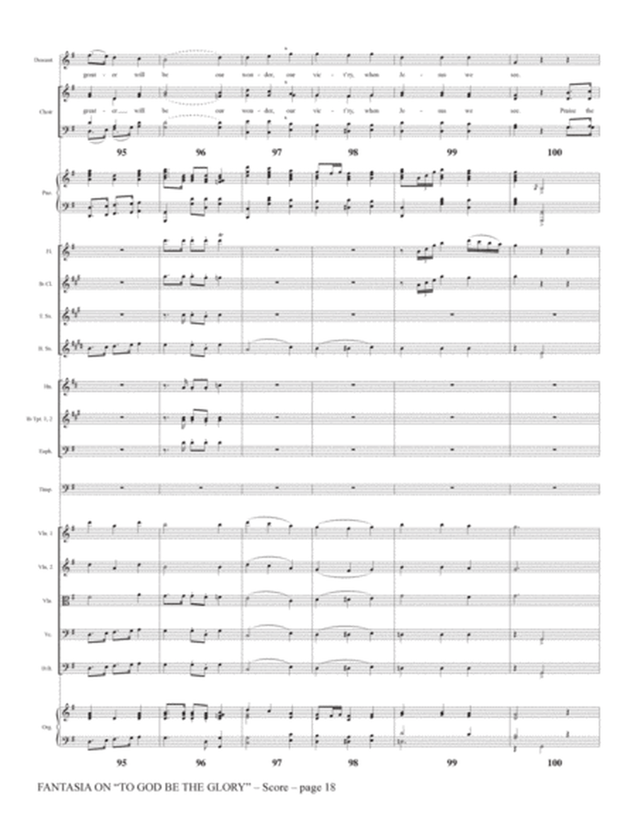 Fantasia On "To God Be The Glory" - Full Score