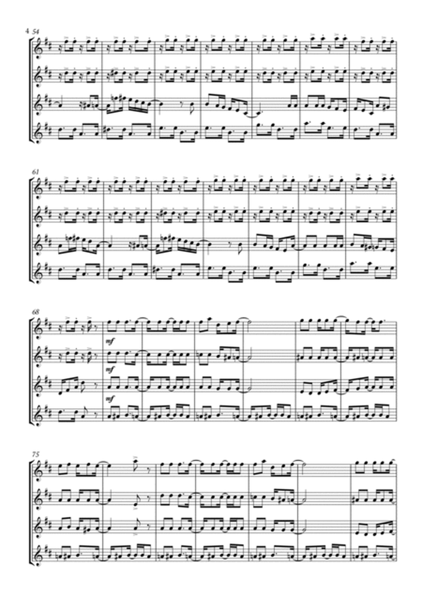 Jingle Bells for Alto Flute Quartet image number null
