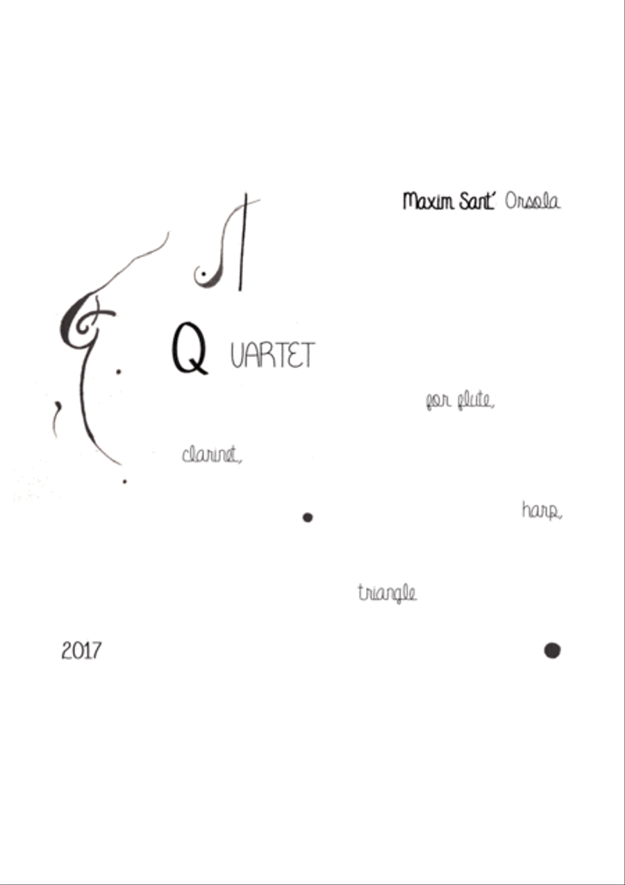 Quartet Small Ensemble scores gallery preview page 1