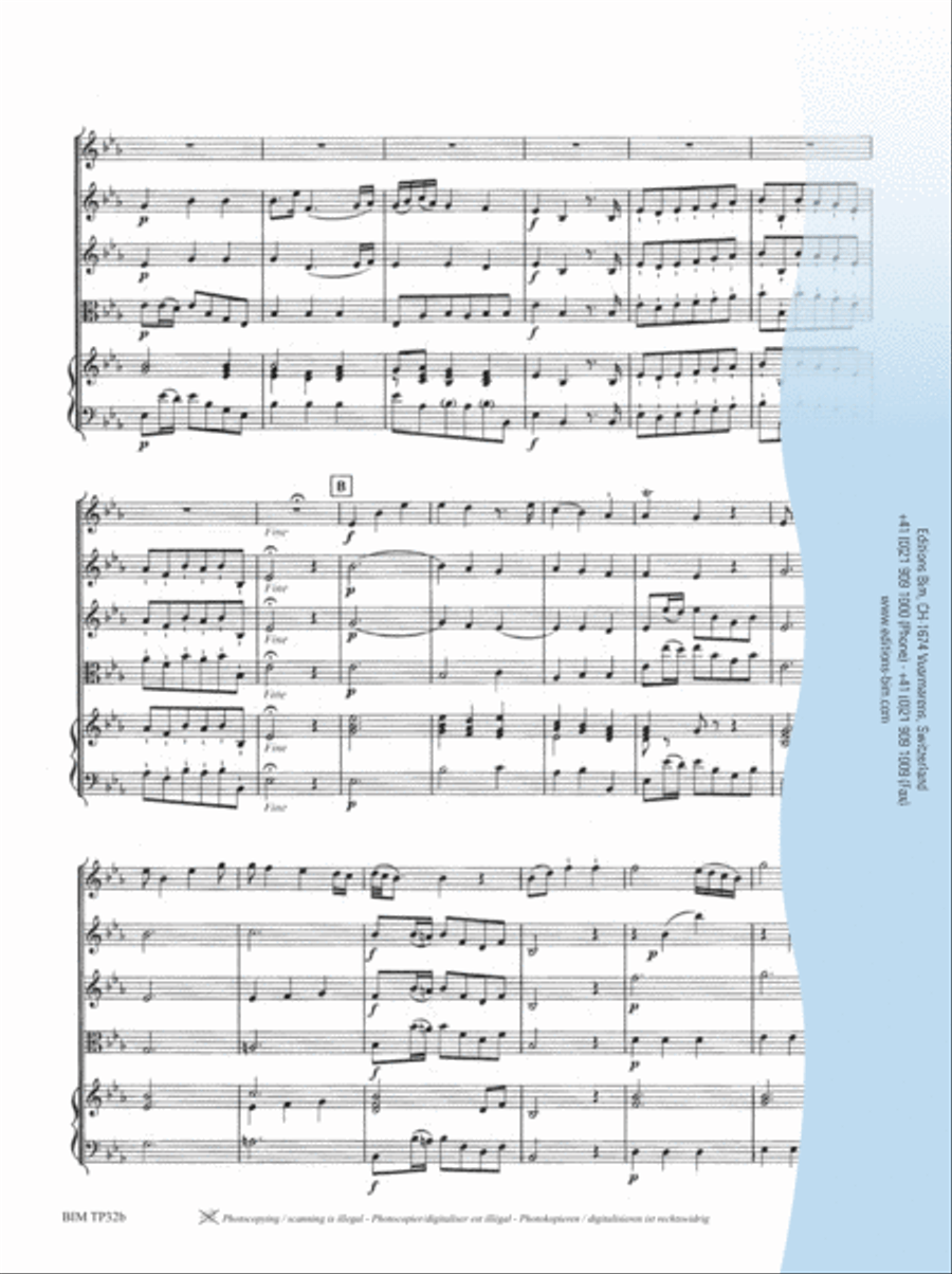Concerto in Eb Major String Orchestra scores gallery preview page 11