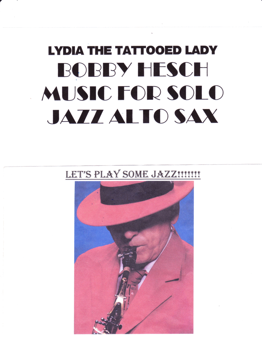 Lydia The Tattooed Lady Alto Saxophone scores gallery preview page 1