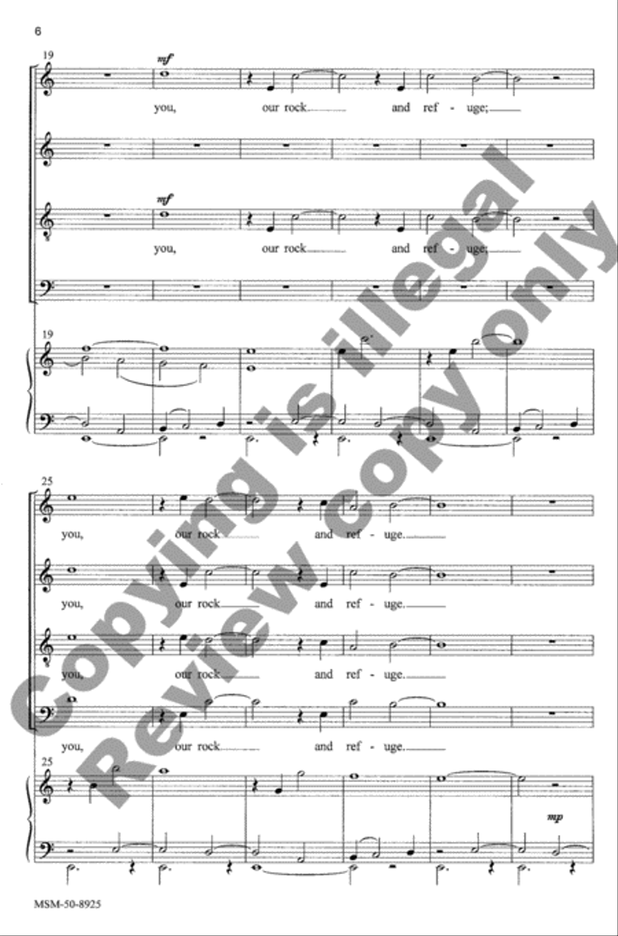 Trust and Kindness 4-Part scores gallery preview page 5
