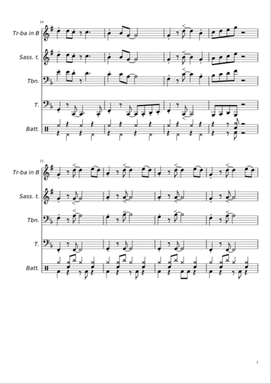 Amigo de Verano Amigo de Verano Brass Ensemble scores gallery preview page 3