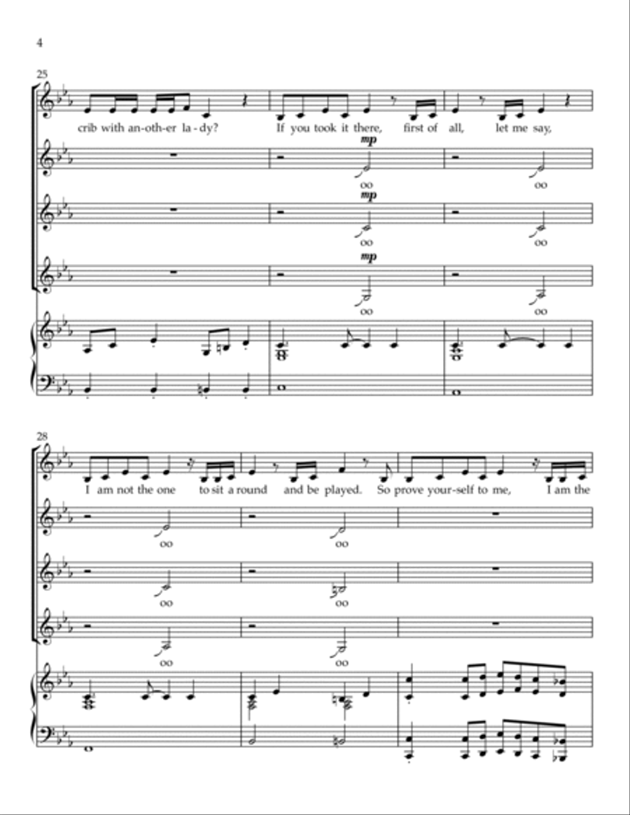 Say My Name SSA scores gallery preview page 4