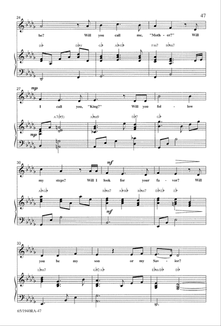 We Will Know Peace 3-Part scores gallery preview page 49