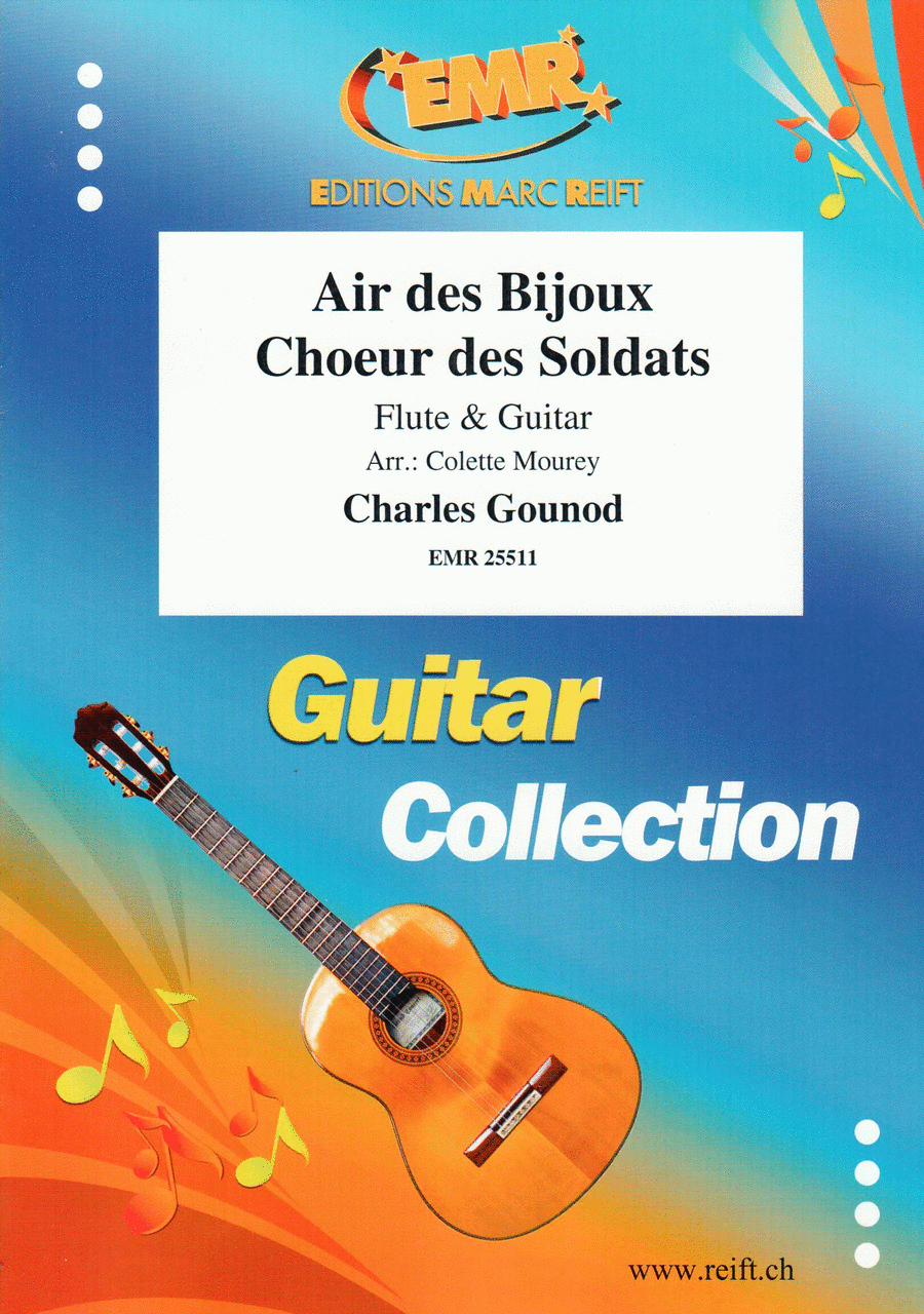Air des Bijoux / Choeur des Soldats Flute scores gallery preview page 1