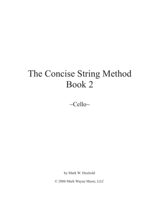 The Concise String Method- Cello Book 2
