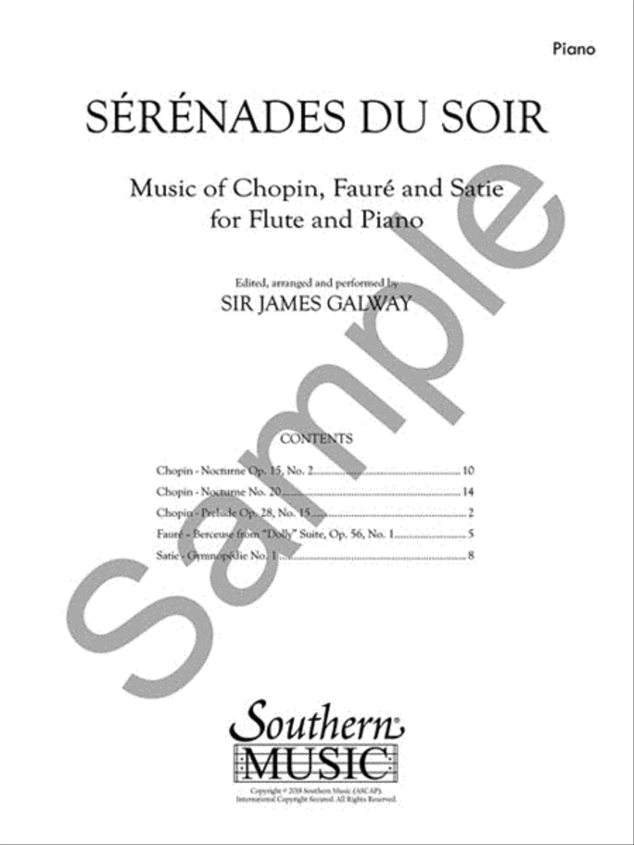Serenades du Soir Flute Solo scores gallery preview page 2