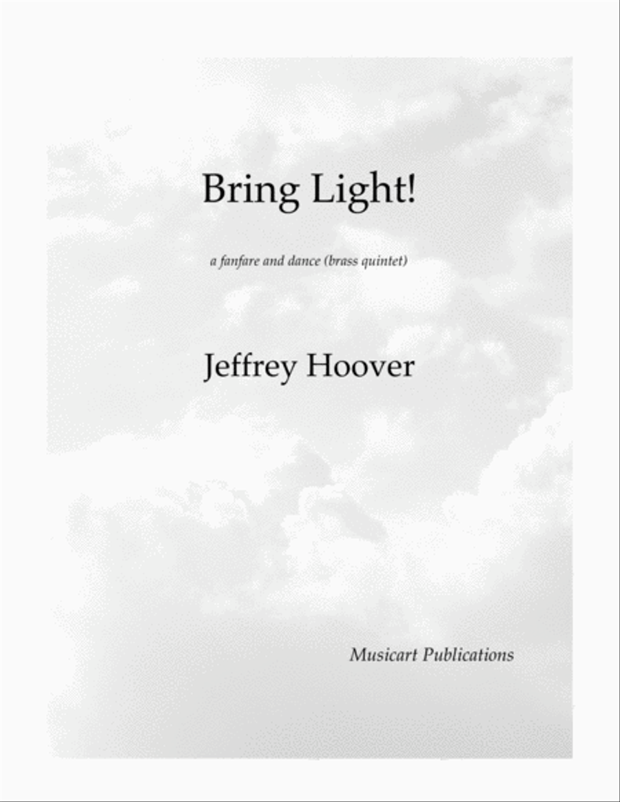 Bring Light! for brass quintet Brass Quintet scores gallery preview page 1