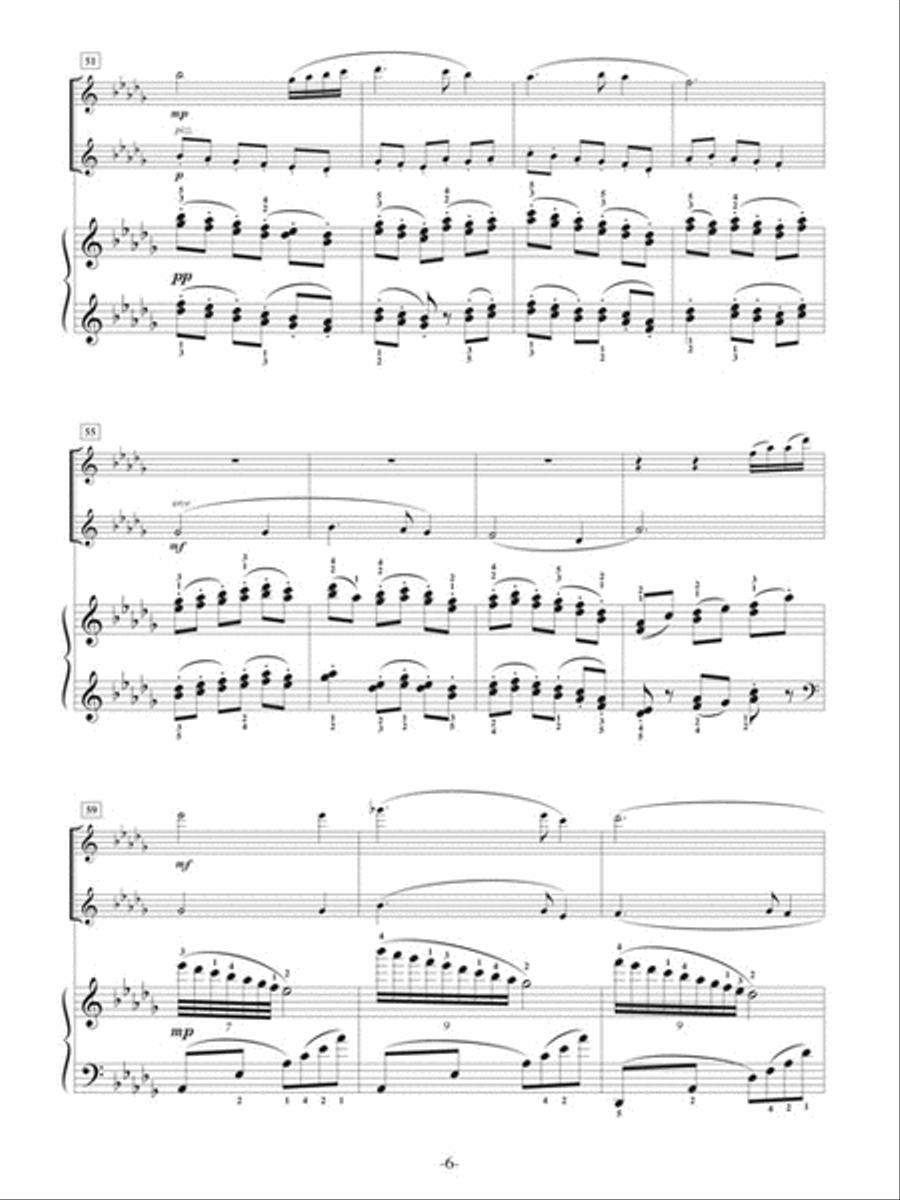 Silent Night Silent Night Flute scores gallery preview page 3