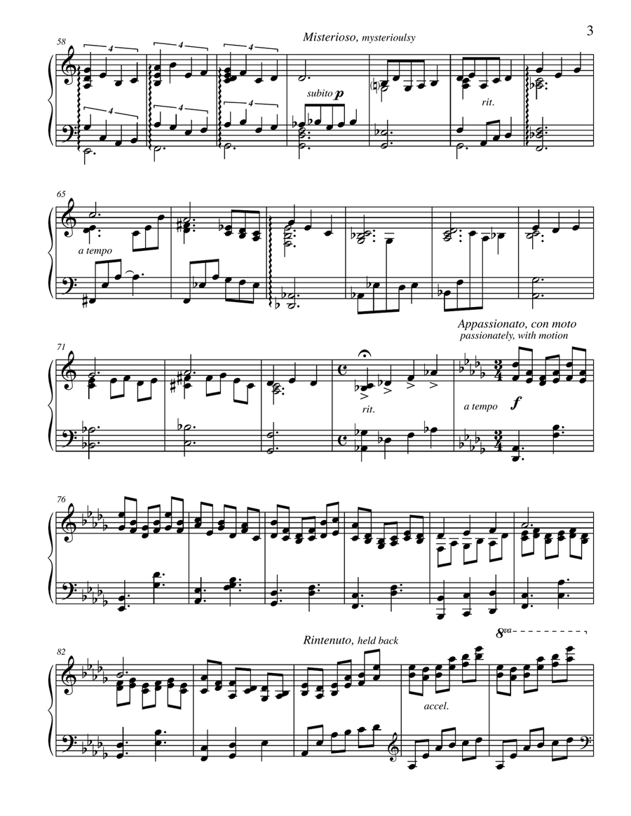 Morning Has Broken Piano Solo scores gallery preview page 3