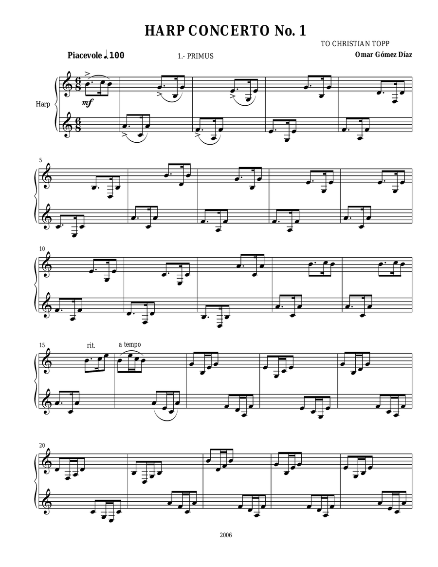 Harp concerto
