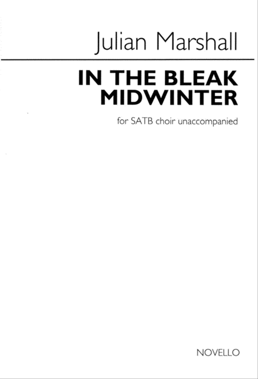 In the Bleak Midwinter 4-Part scores gallery preview page 1