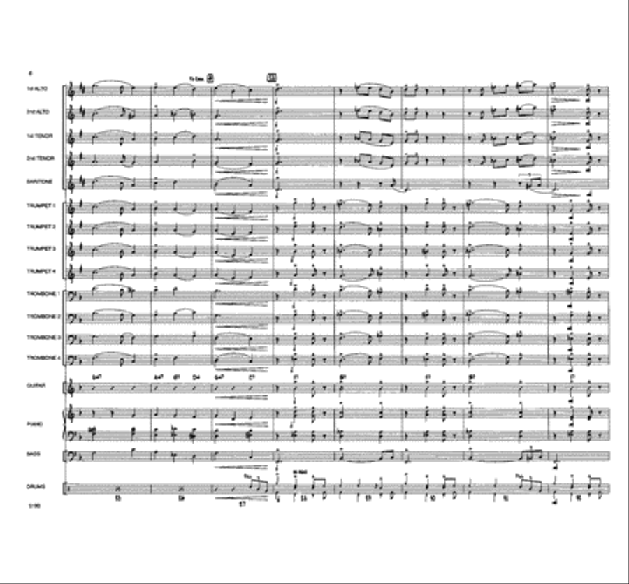 Away In A Manger Away In A Manger Jazz Ensemble scores gallery preview page 5