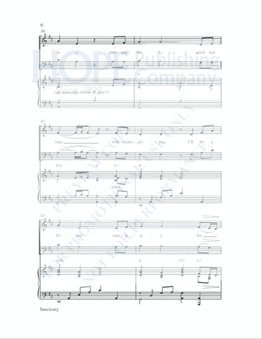 Sanctuary 2-Part scores gallery preview page 7