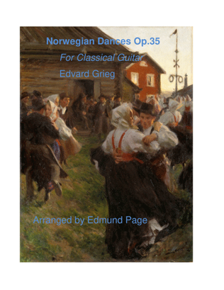 Norwegian Dances, Op.35 for Classical Guitar