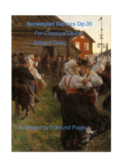 Norwegian Dances, Op.35 for Classical Guitar image number null