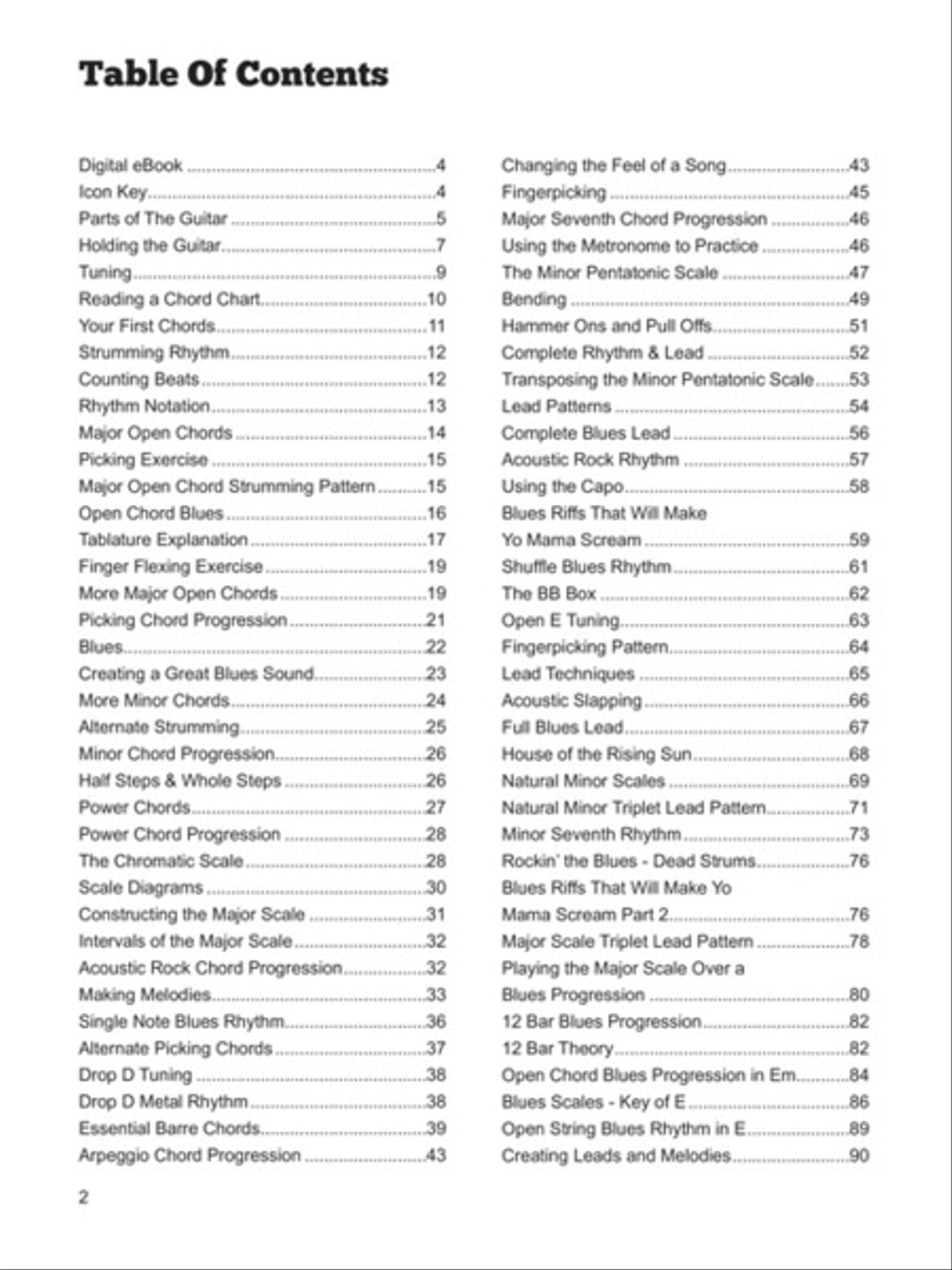 House of Blues Guitar - Master Edition Electric Guitar scores gallery preview page 2