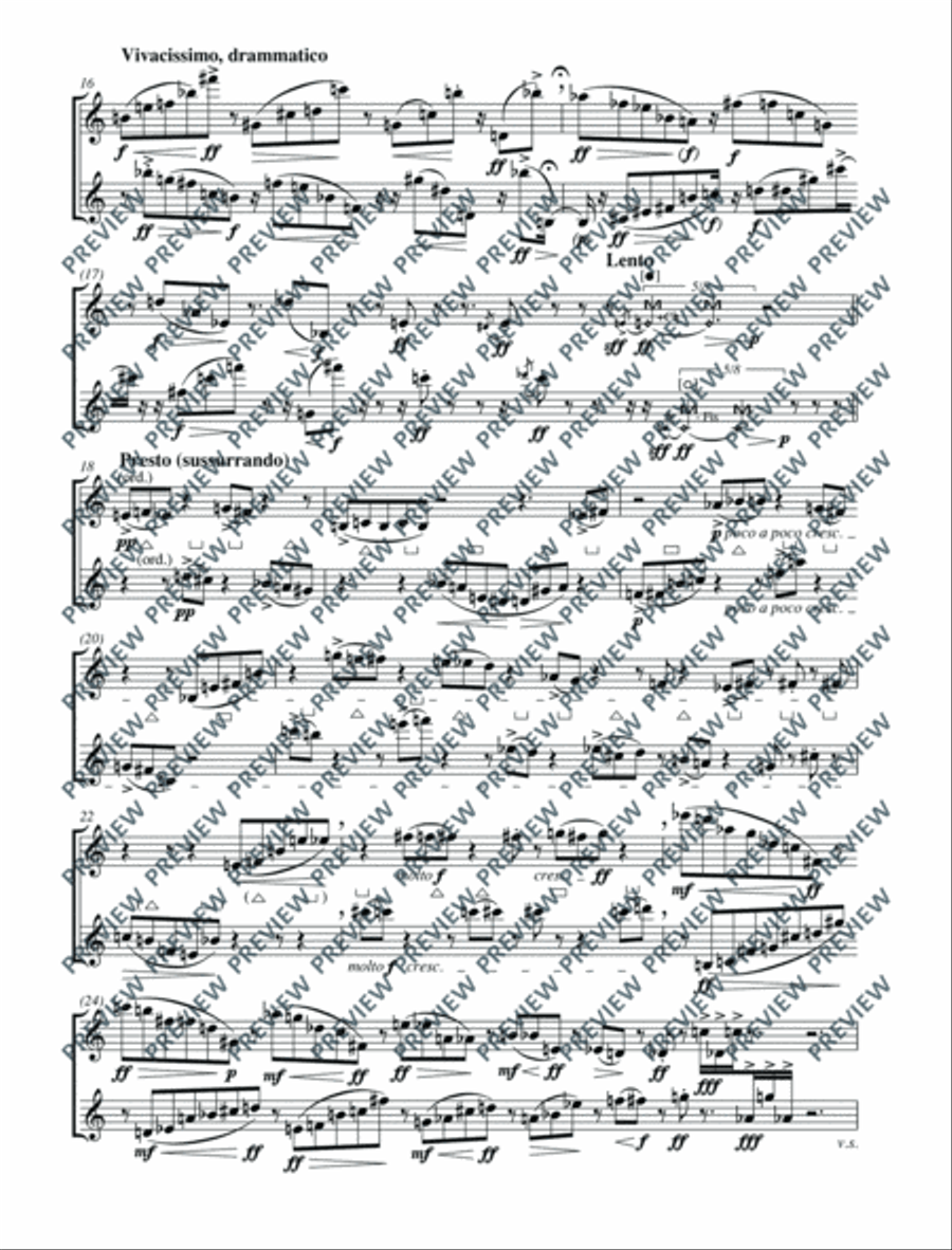 á deux English Horn scores gallery preview page 10